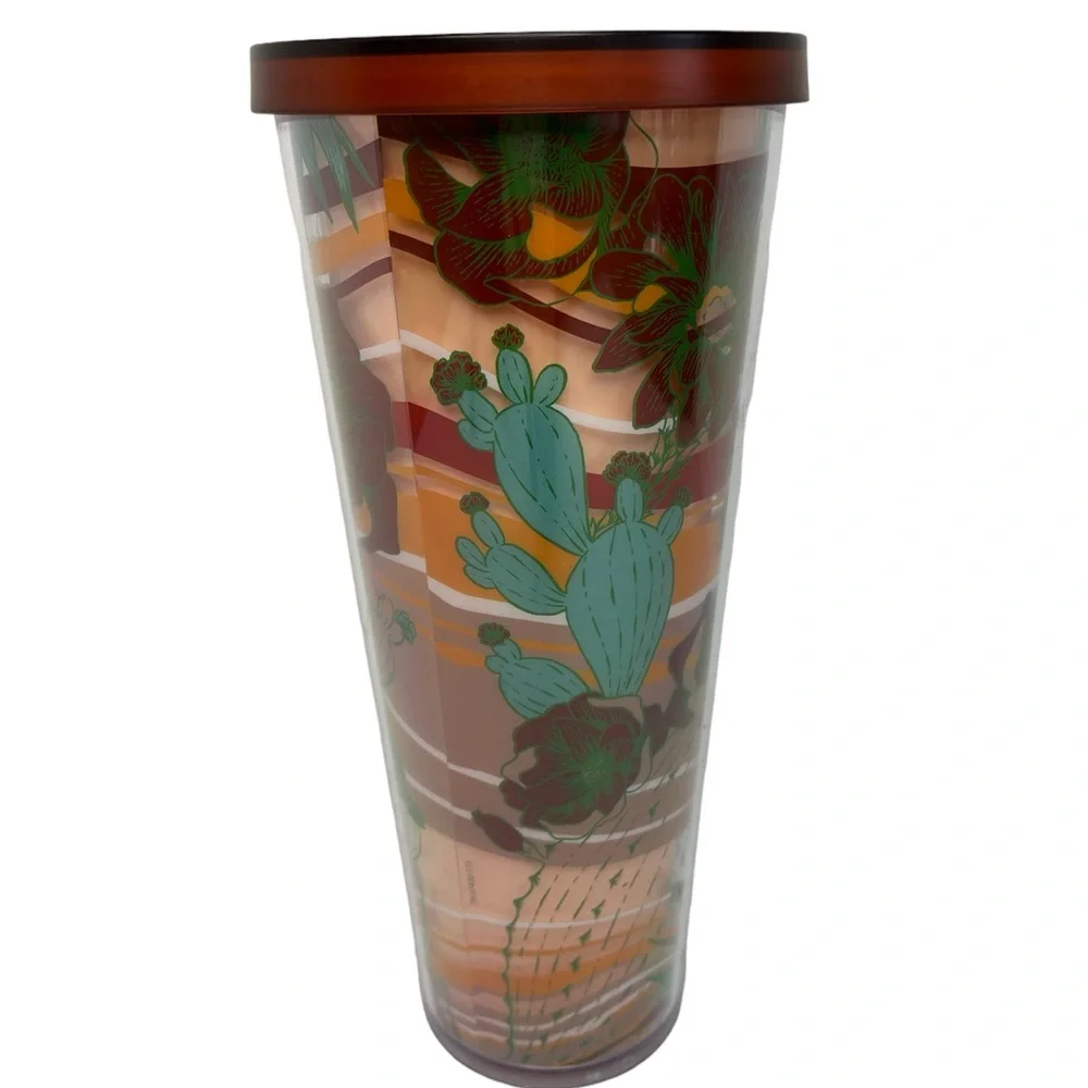 Starbucks Terracotta Tumbler Desert Cactus Cold Summer Venti 24oz 2019 Succulent